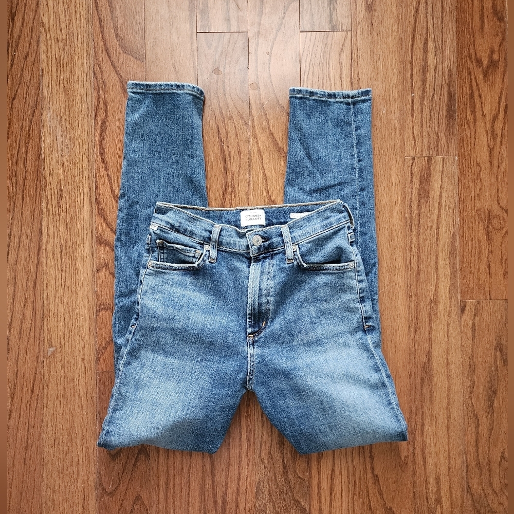 Citizens of Humanity Olivia Size 26 Medium Wash High Rise Skinny Jeans